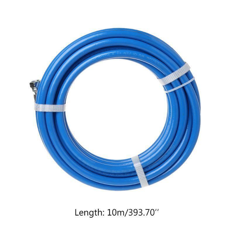 10m Airless Paint Spray Hose Tube Pipe 5000PSI Sprayer Fiber For Sprayer Gun New