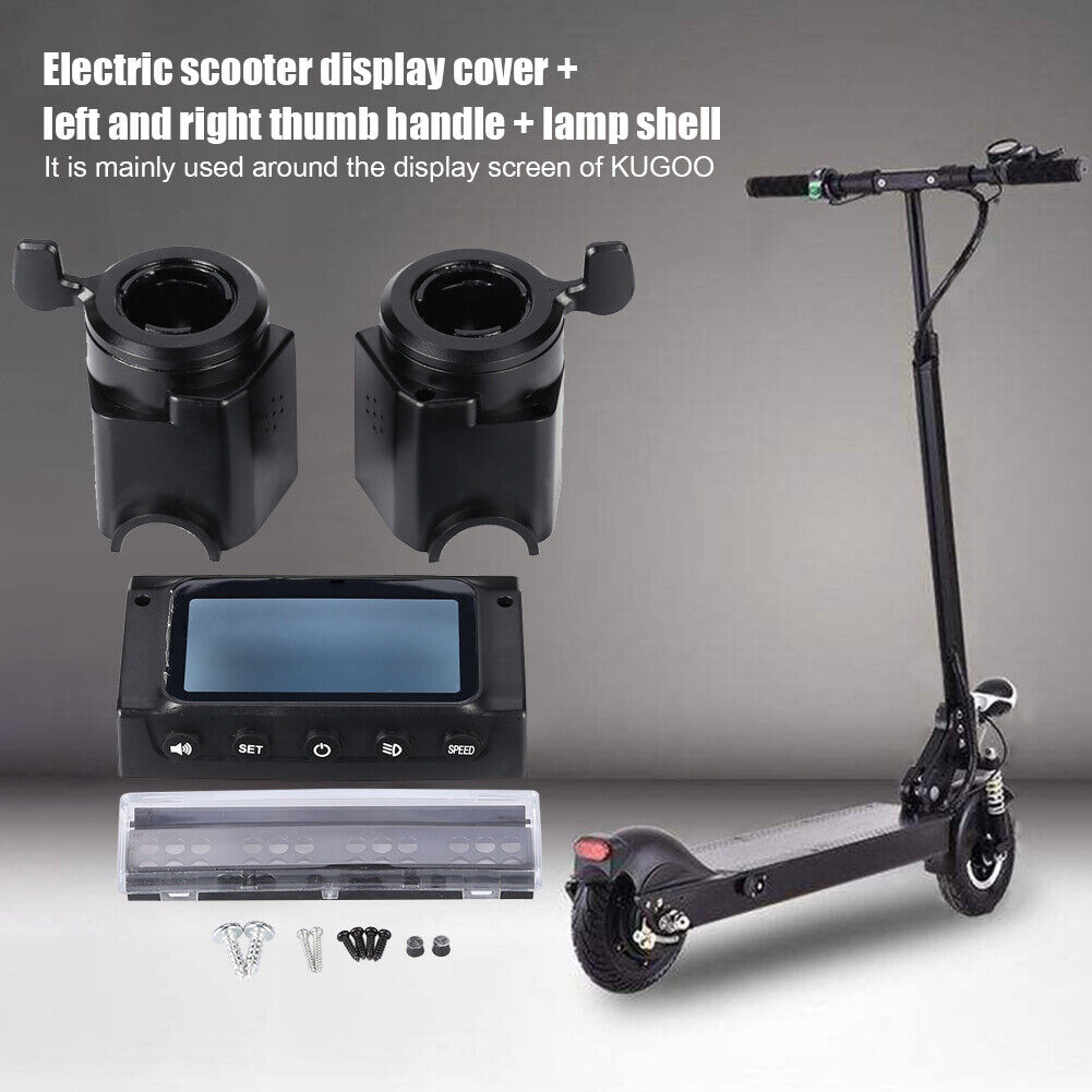Electric Scooter Screen Cover+2 Thumb Handle+Lamp Shell for Kugoo S1 S2 S3