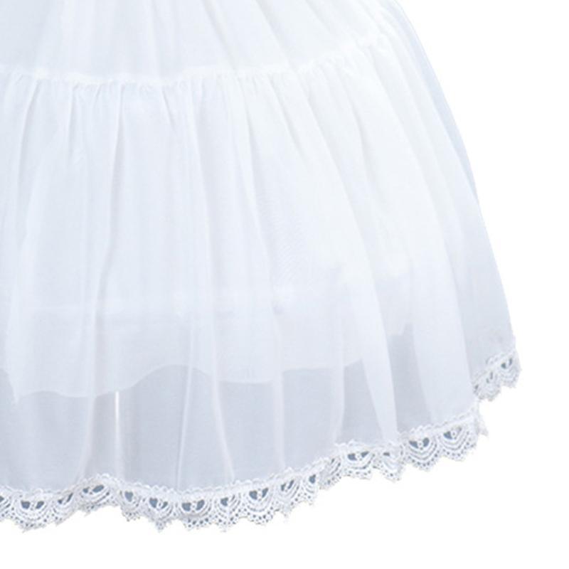 Hoop Skirt Petticoat Victorian Costume Underskirt Short Slips for Women Girls