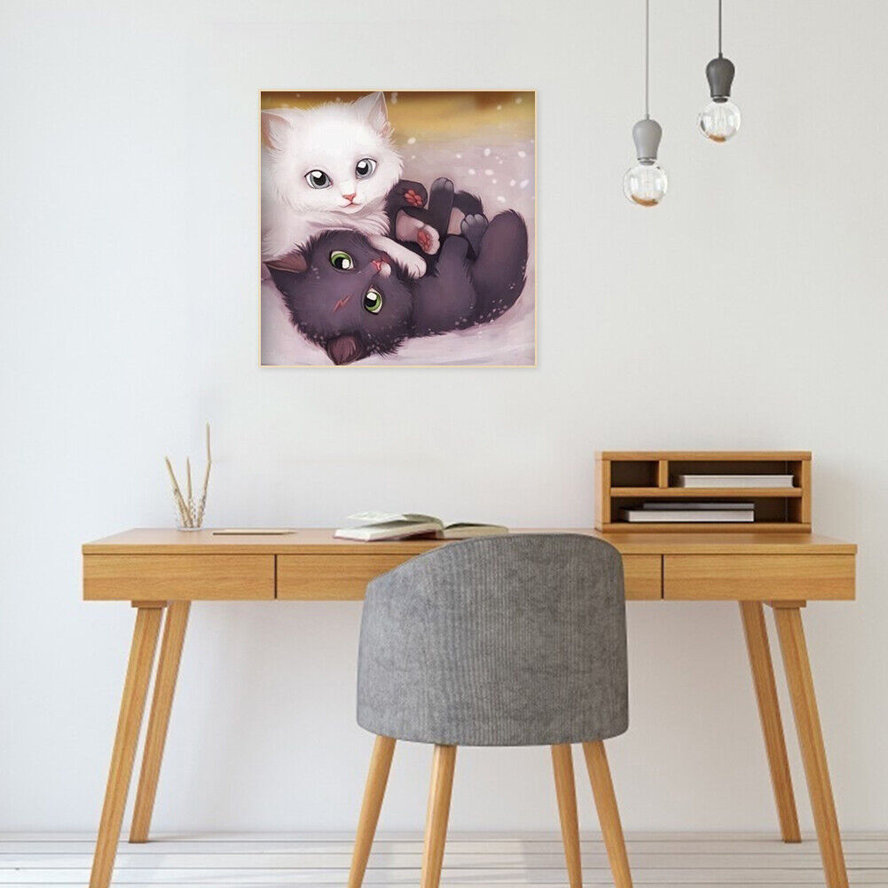5D Diamond Painting DIY Cute Cats Pictures Kits Full Drill Art Home Decor
