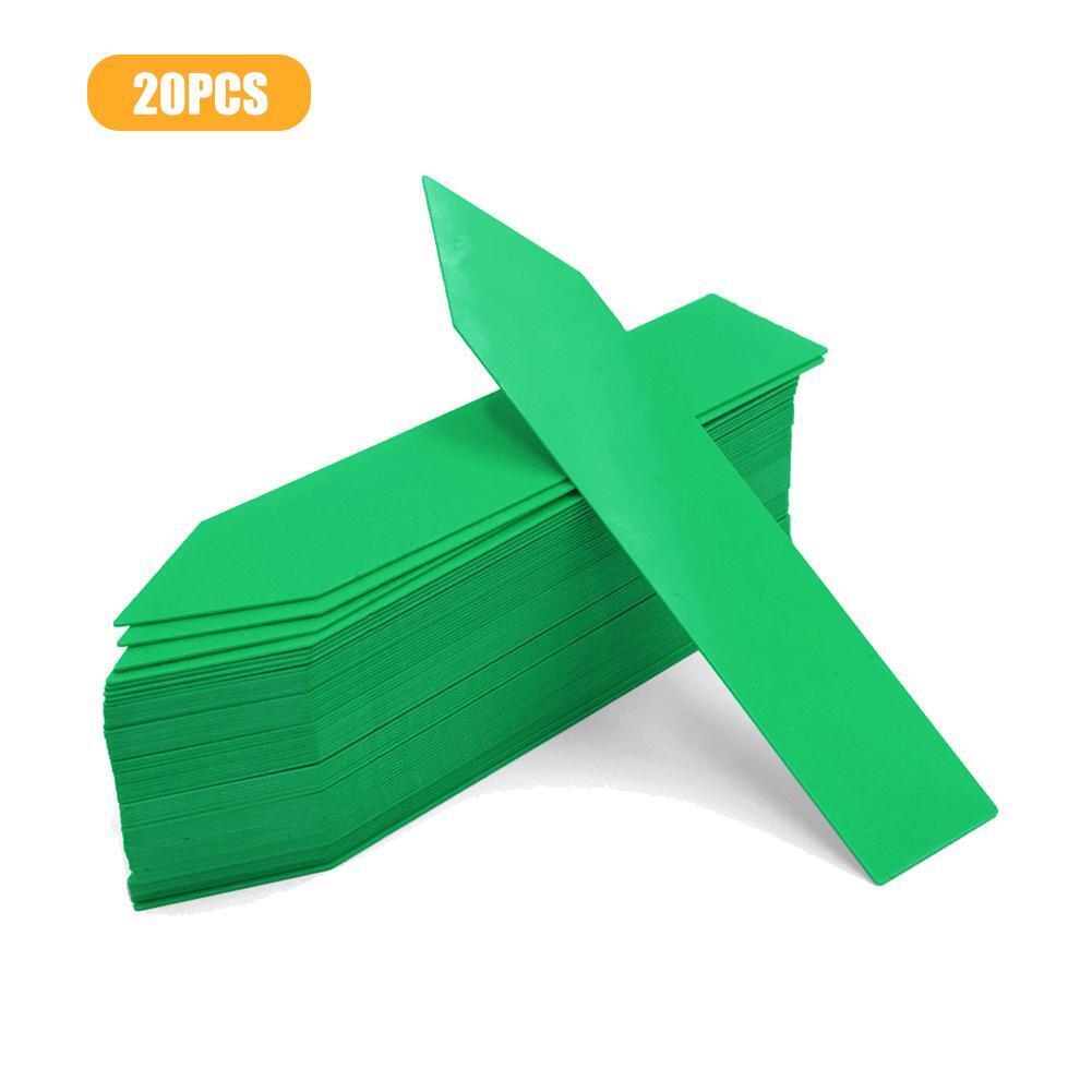 20pcs Plastic Plant Label Garden Nursery Markers Flower Pot Seedling Labels