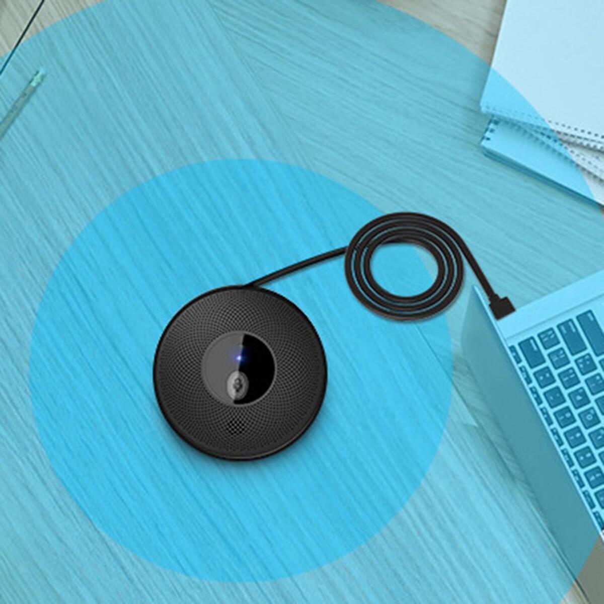 Wired Conference USB Microphone Plug and Play Desktop for Meeting Chatting