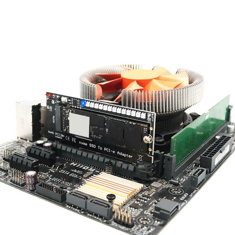 M2 NVME PCIE Adapter M.2 NVME SSD to PCI Express PCI-E X4 X8 X16 Riser Converter