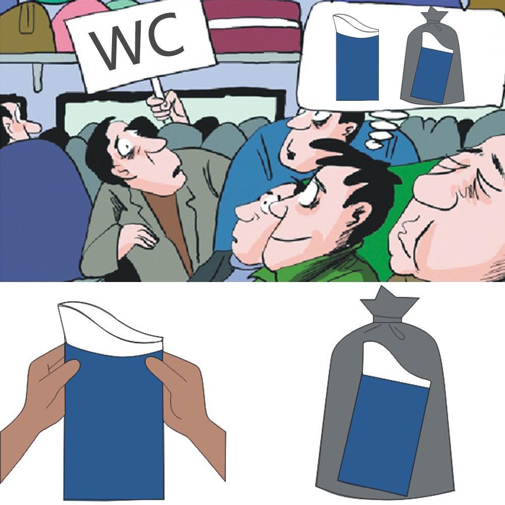 10pcs Disposable 600CC Urine Bags Storage Bag Car Outdoor Emergency Toilet