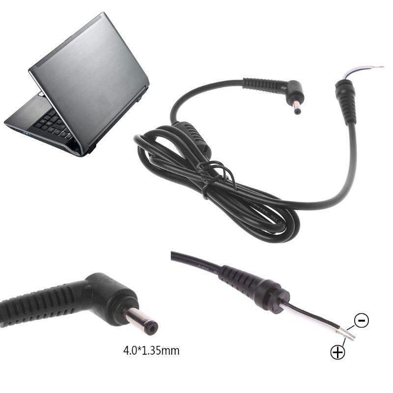 DC Power Adapter Cable L Shaped Plug Connector With Pin For ASUS S200E Laptop