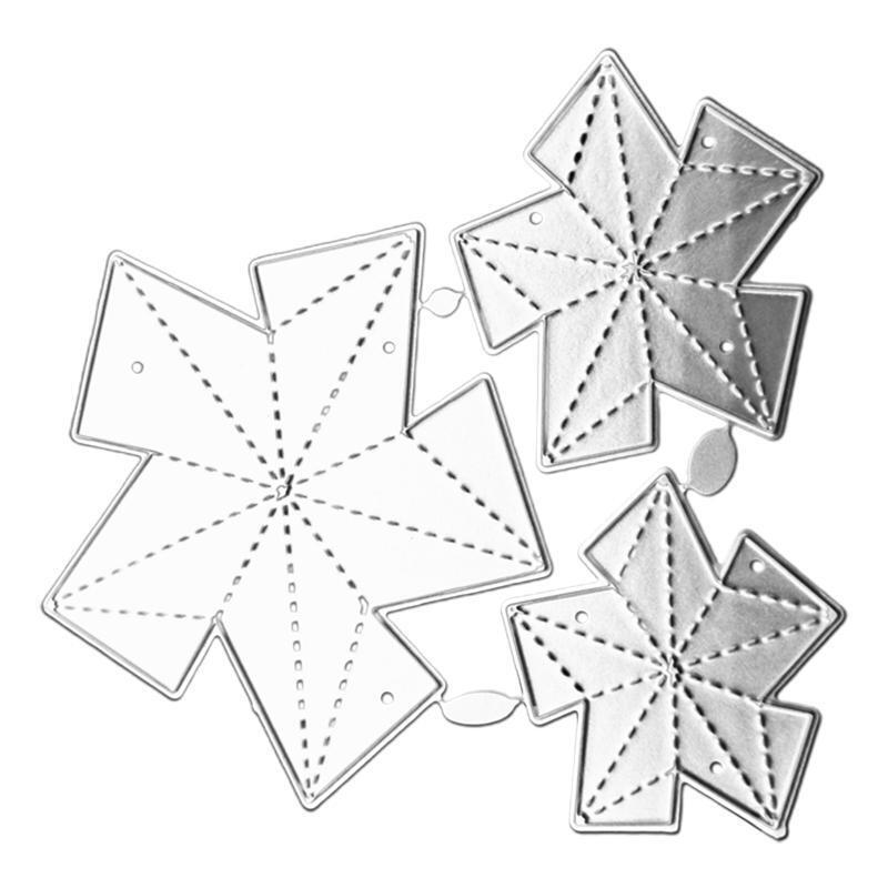 Windmill Metal Cutting Dies Stencil Scrapbooking DIY Album Stamp Paper Card