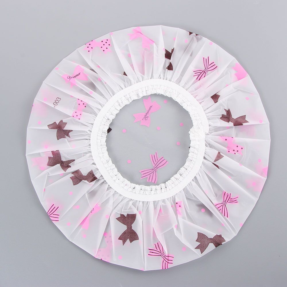 Reusable Salon Hairdressing Bath Hat Shower Cap Spa Bathing Hair Cover