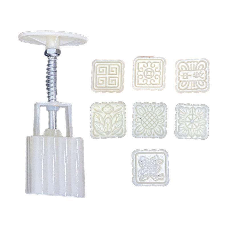 75g Mooncake Moulds DIY Hand Pressure Mooncake Decoration Tools Moon Cake Stamps