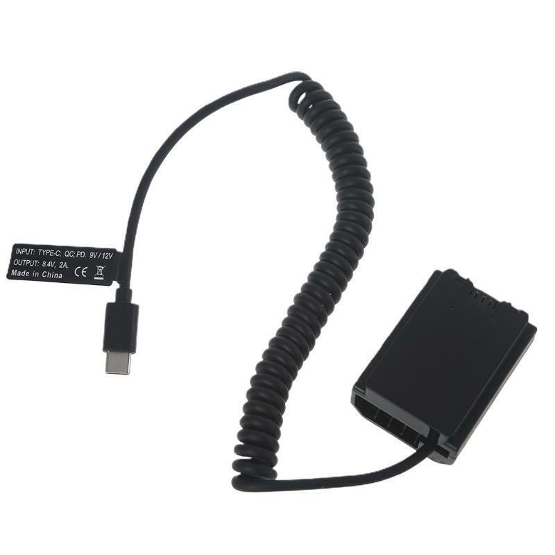 NP-FZ100 Dummy Battery Adapter Type C Cable for A9 A9R A9S A7R3 A7M3 A7S3 A7III