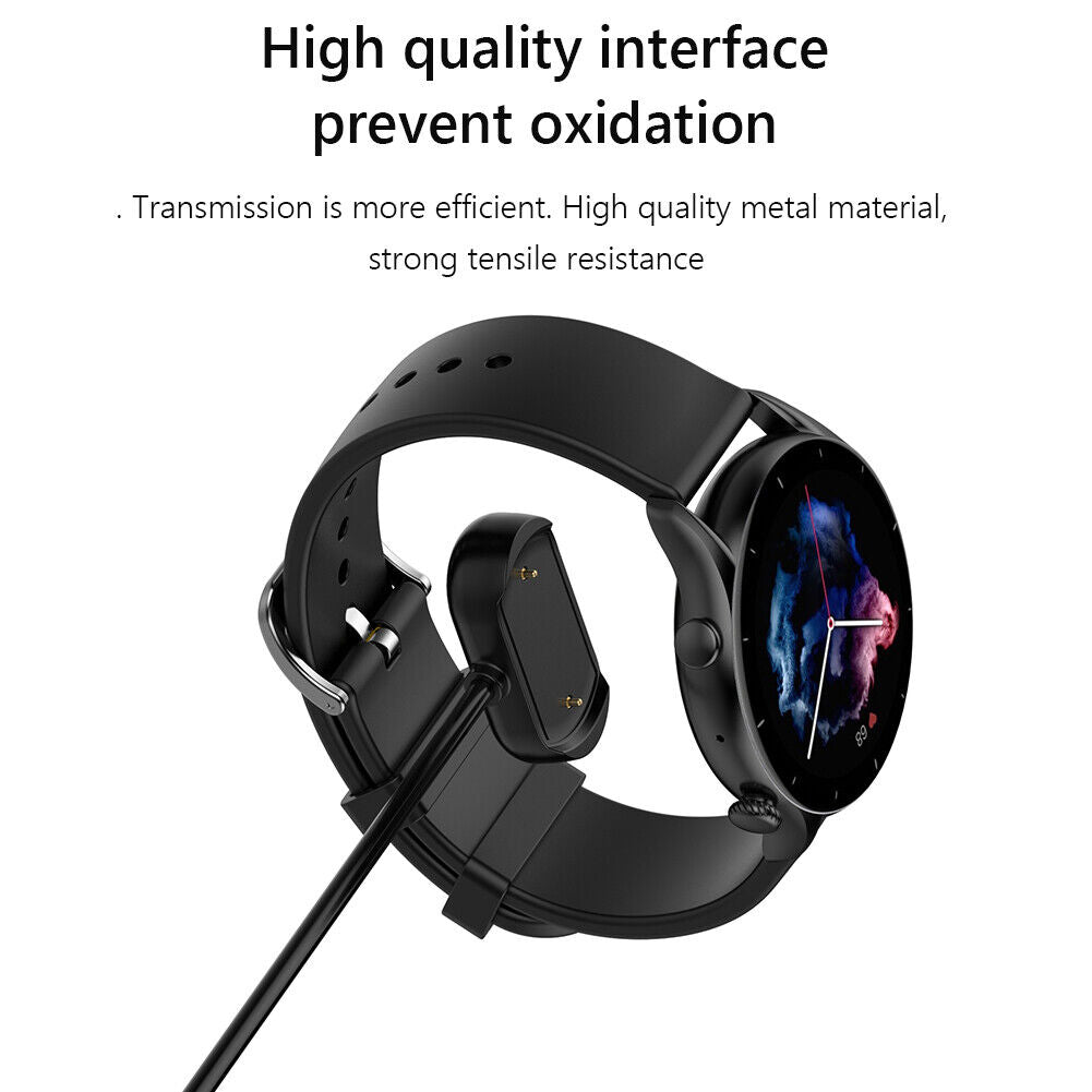 Smart Watch Dock Charger USB Charging Cable for Amazfit GTR3 Pro/GTS3/A2036