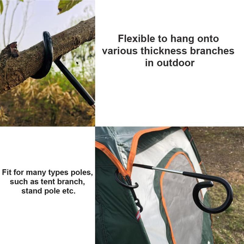 Outdoor Camping Light Lamp Hooks Durable Anti Deformed Metal Hanging Equipment