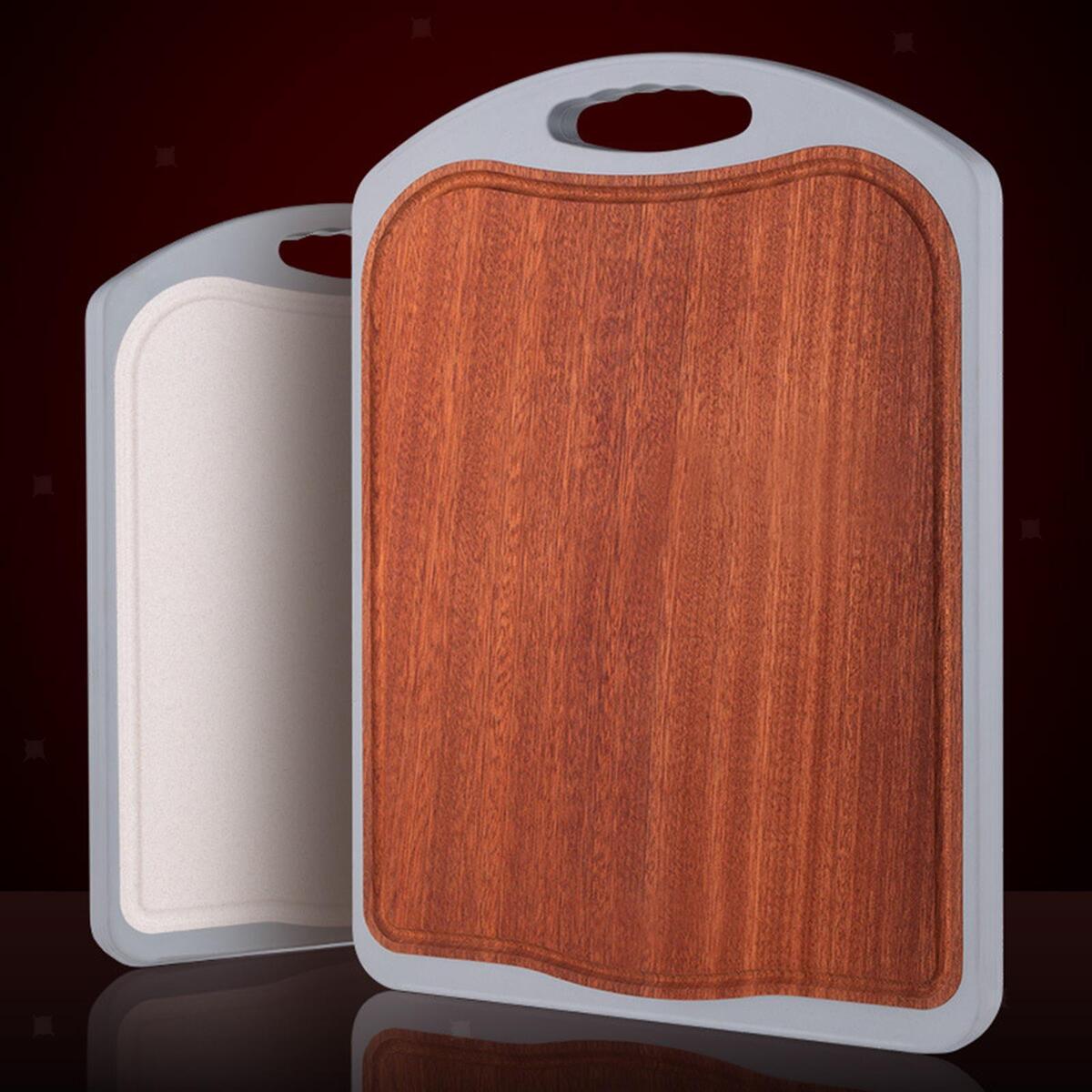 Wooden Cutting Board Crackers Platter Double Sided Available for Vegetables