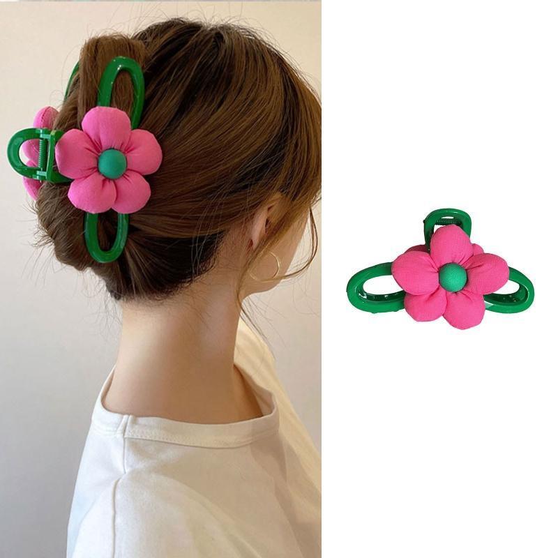 Stylish Flower Hair Clip Shark Clip Hair Clips Hairpin Clip for Valentine's Day