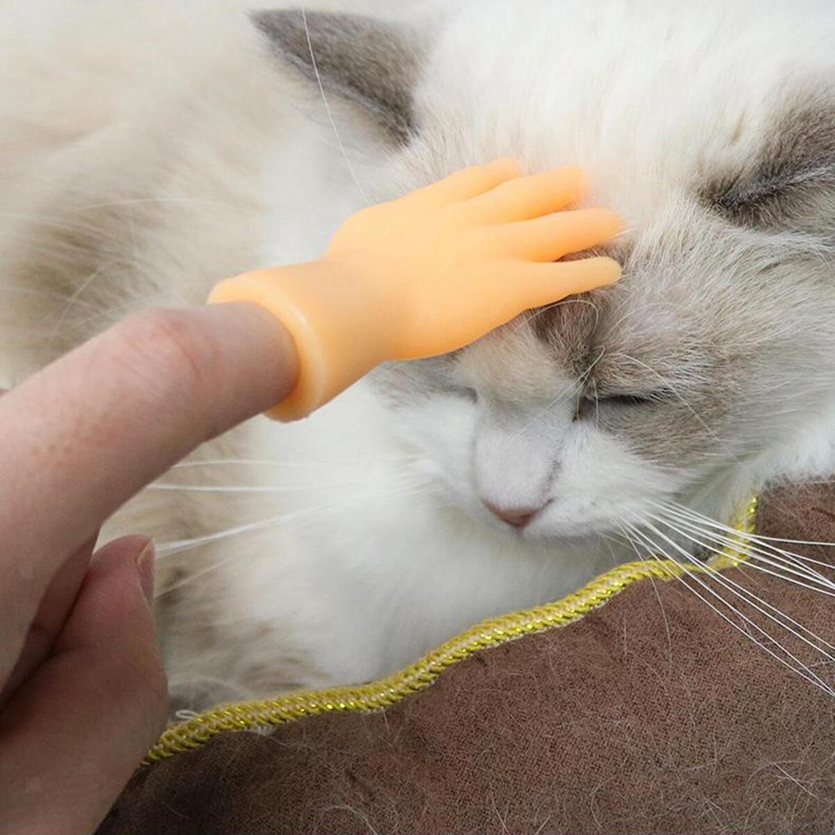 Small Finger Hands Puppet Finger  Rubber Puppets for