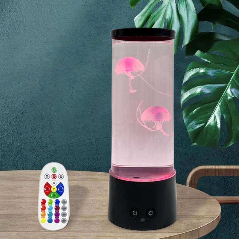 Relaxing Mood Table Lamp Led Night Light Aquarium Tank Home Kids Room Decoration
