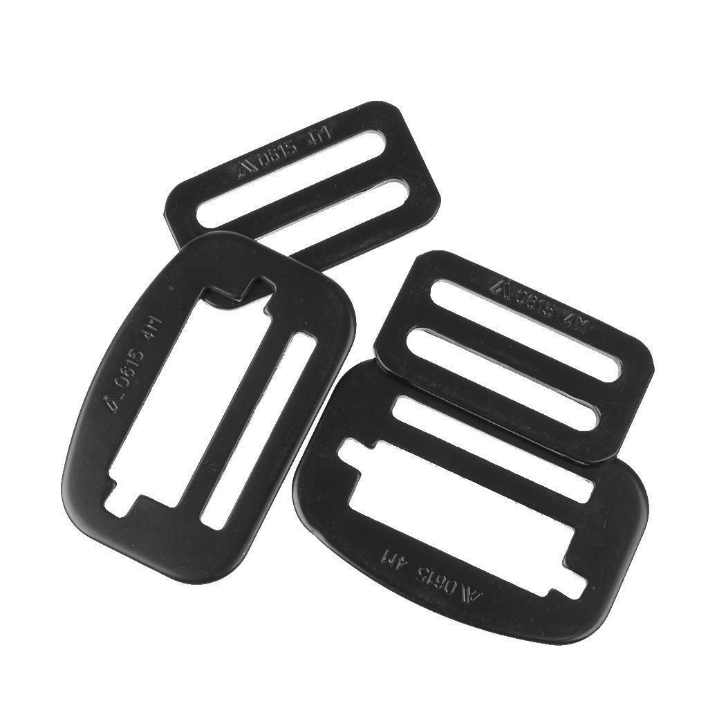 2 Pairs Adjustable Alloy Snap Fastener For Climbing Harnesss Safety Belt
