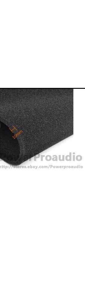1 Pc DJ Speaker Woofer Cabinet Grill Black Foam 1.5M x 1.0Mx 10mm (L x W x H)