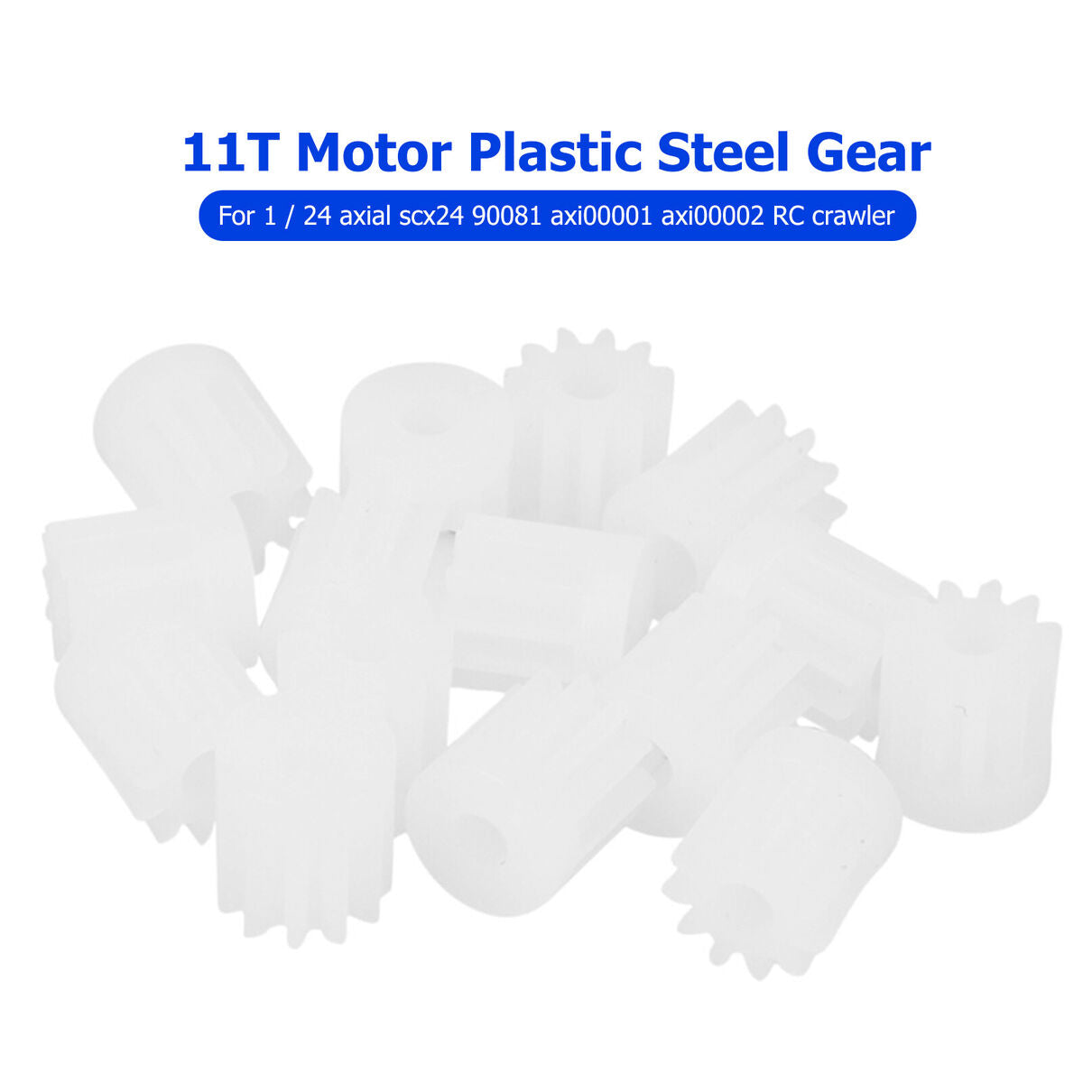 20pcs 0.5 Modulus 11T Motor Gear for 1/24 Axial SCX24 90081 RC Crawler Car