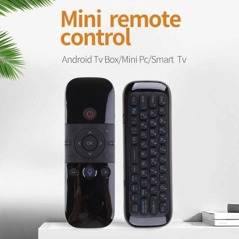 58 Keys 2.4Ghz Wireless Handheld Keyboard USB Charge Voice Control Air Mouse IR