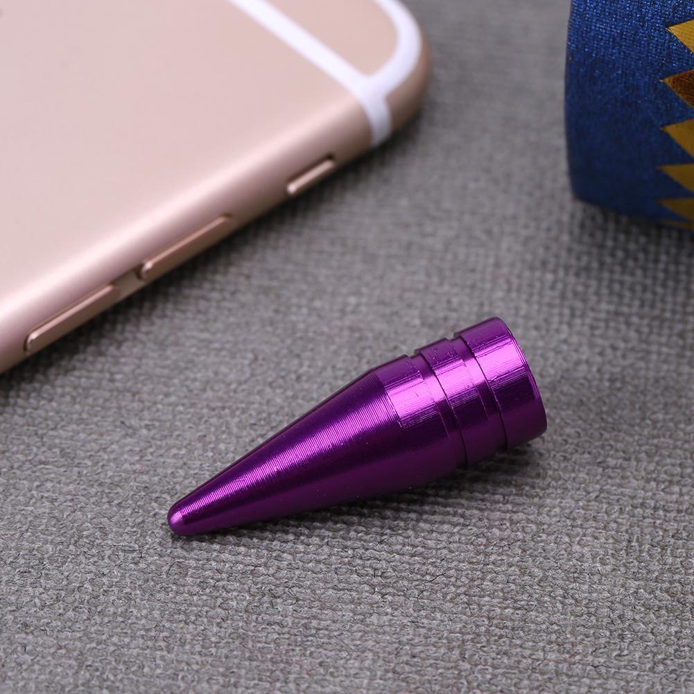 4pcs Tyre Valve Caps Aluminum Alloy Bike Car Tire Valve Caps(Purple)