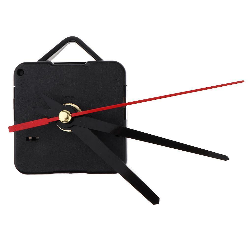 30pcs Red Black Silent Quartz Clock Movement Pointer DIY Repair Supplies