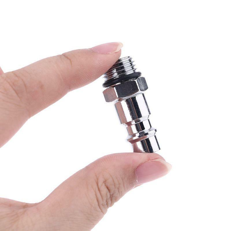 3 Pieces/Set 1/4 NPT US JP EU Type Quick Coupler Air Hose Connector Fitting Tool