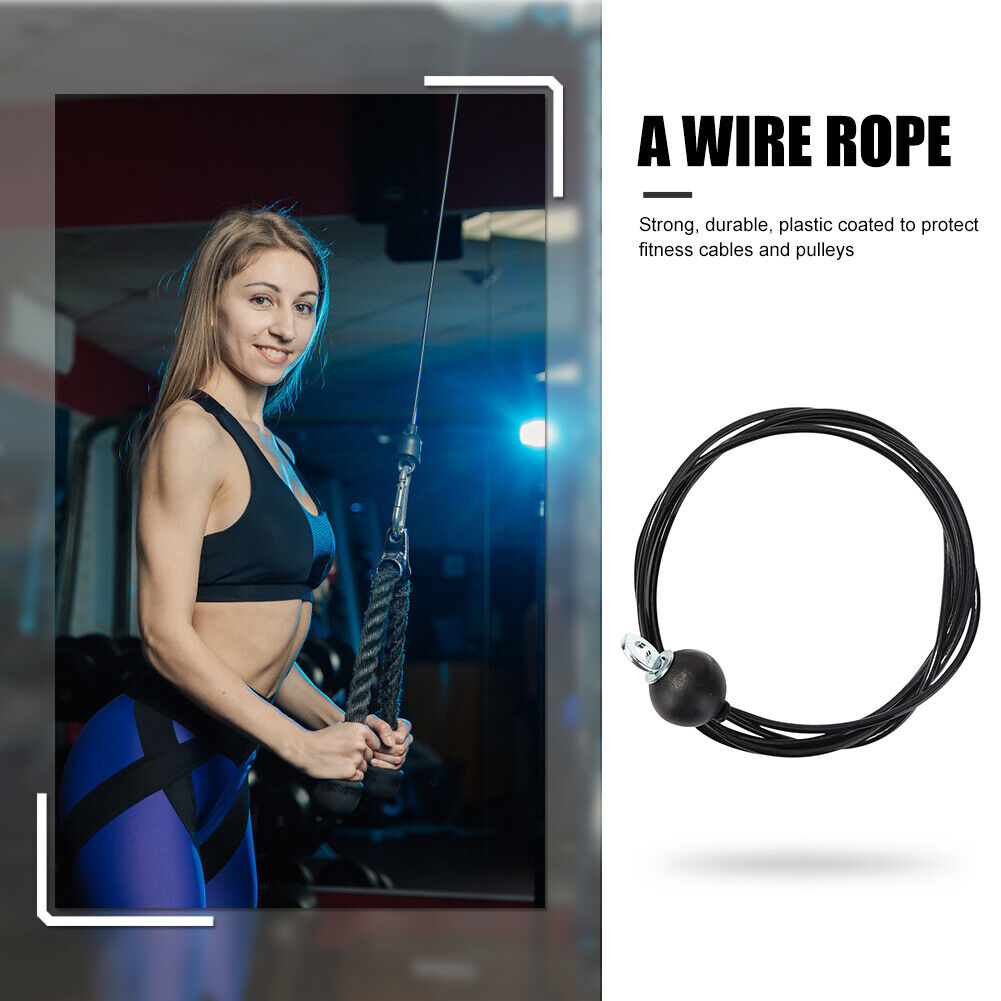 Gym Cable Wire Rope Heavy Duty Training Strength Fitness Pulley Equipment