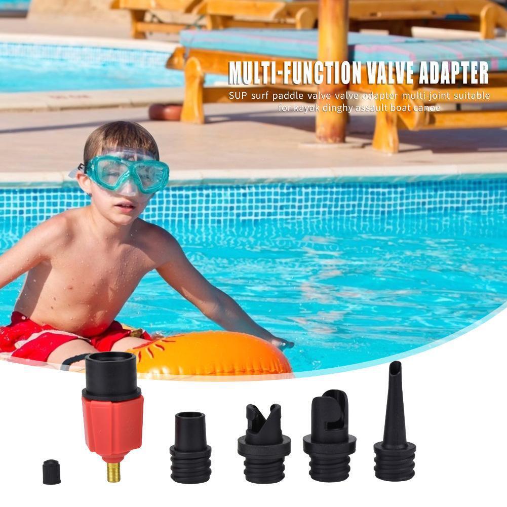 SUP Pump Adaptor Air Valve Adapter for Outdoor Canoe Kayak Surfing Tackle