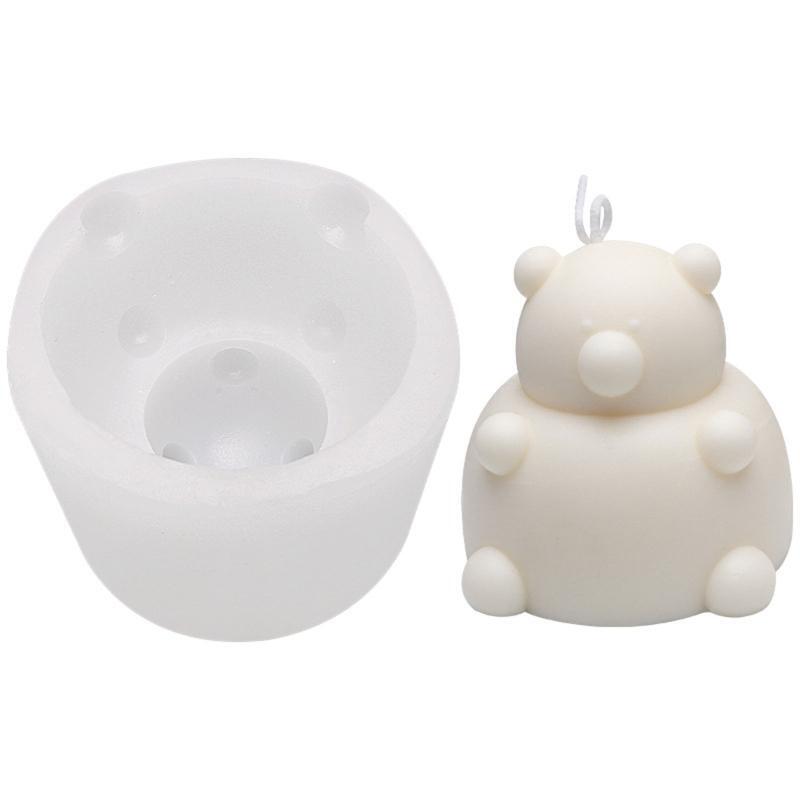 Silicon Bear Soap Mold Handcraft Cake Mold Cookie Decor Cake Decoration Jewelry