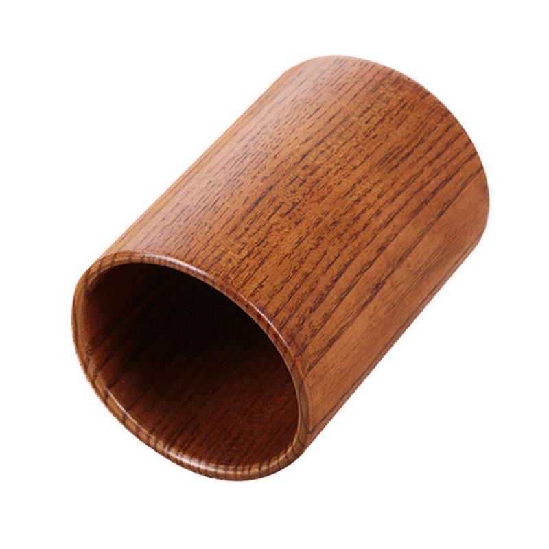 Multipurpose Wooden Round Pen Holder Chopsticks Organizer Eco-Friendly Utensil