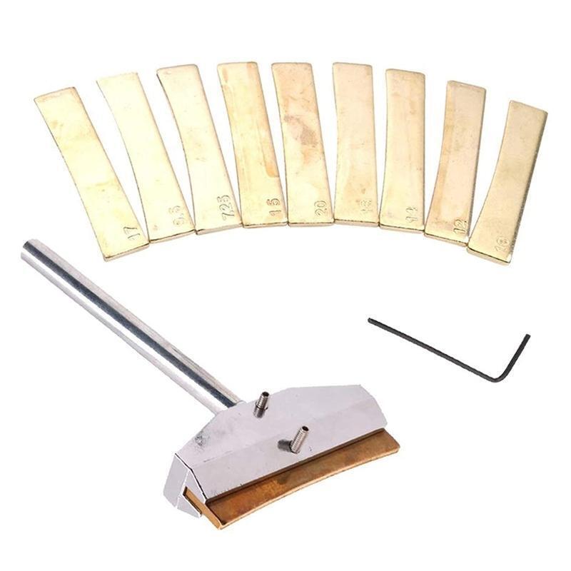 Guitar Repair Tools Set 9pcs Fretboard Press Caul Insert w/ Press Caul & Wrench