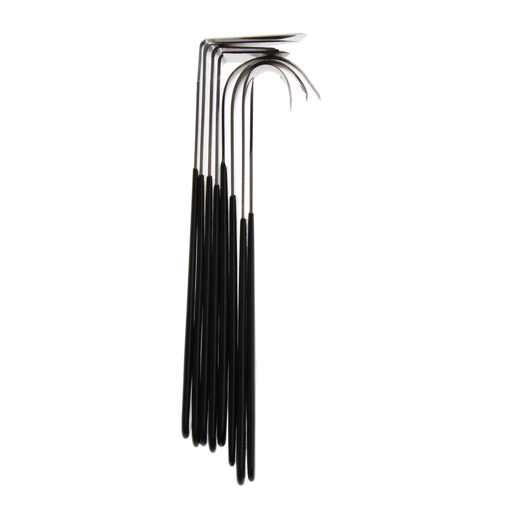 8 Pcs Stainless Steel Pottery Clay Sculpture Carving w/Rubber Handle