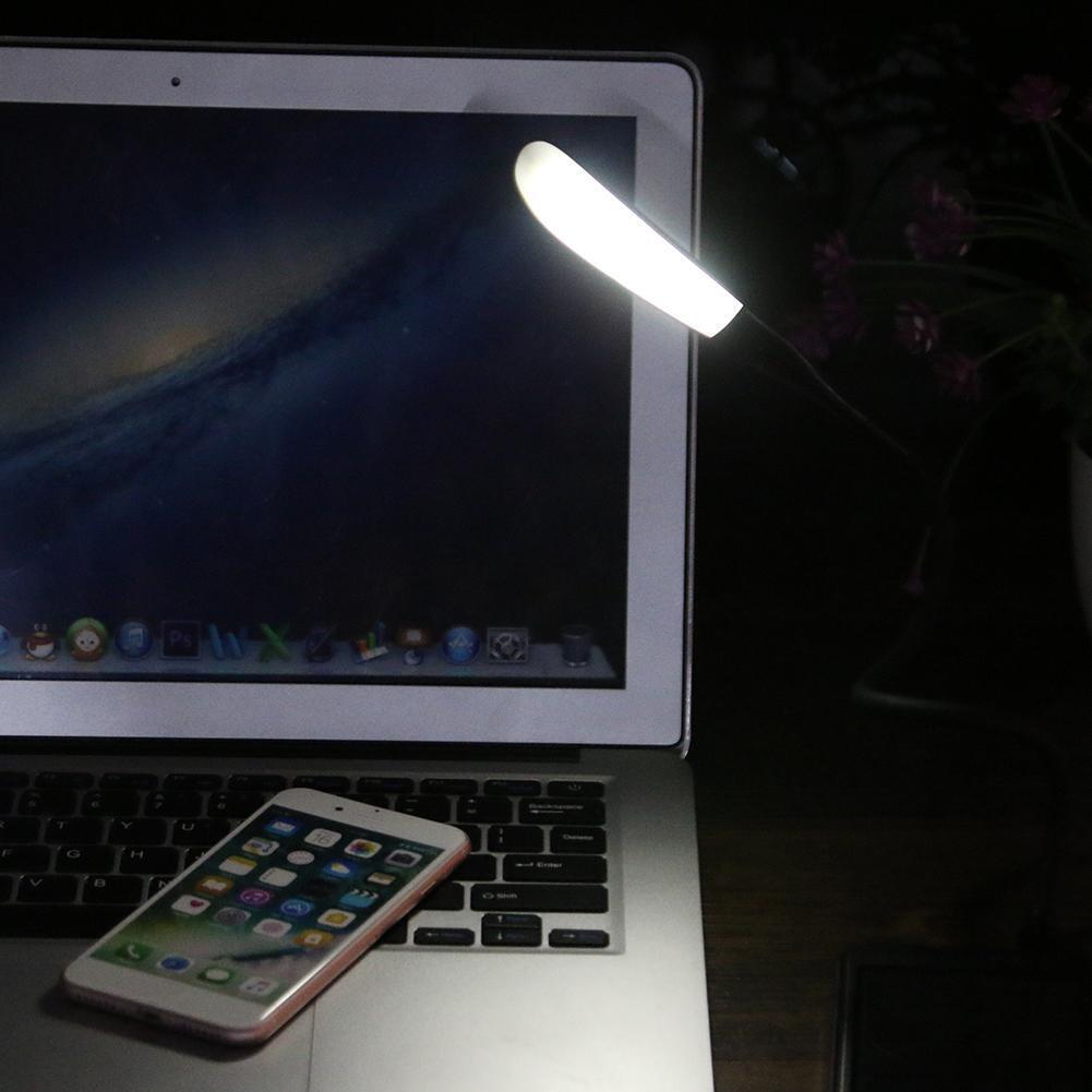 14 LED Bulbs Tube Mini USB Lamp Reading Light for Laptop Desktop PC (Black)