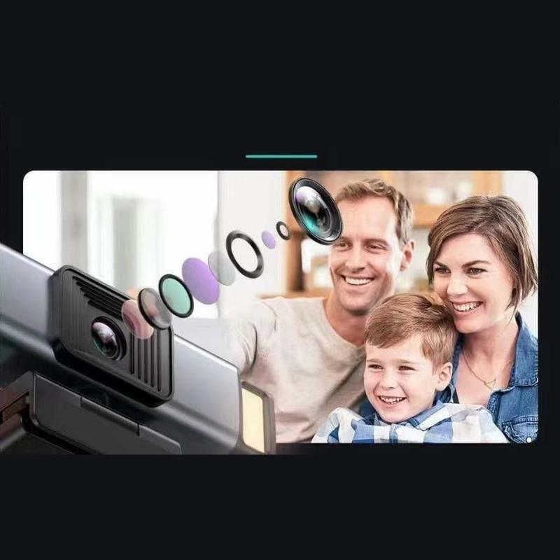 2K High Definition Web Camera Mic Webcam Cover Anti-peep for Video Conference