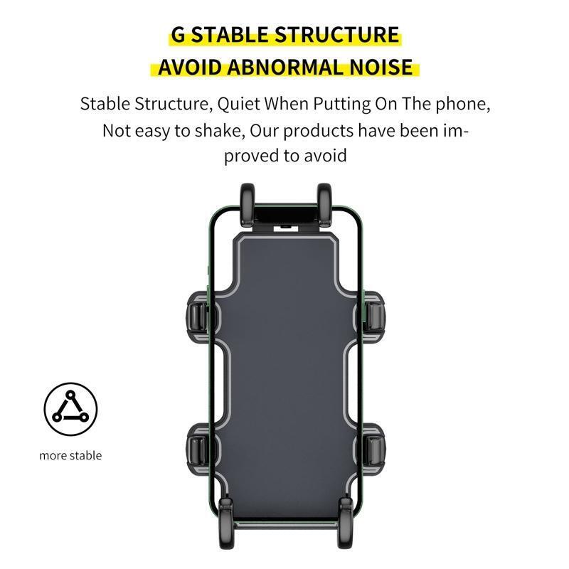 Motorcycle Handlebar Phone Stand Shockproof Anti Shedding Scooters Phone Holder