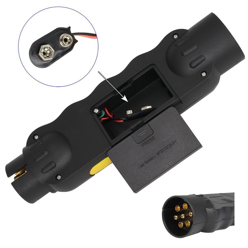 Repair Tool Tow Bar Wiring Trailer Socket Tester Circuit Light Car Adapter