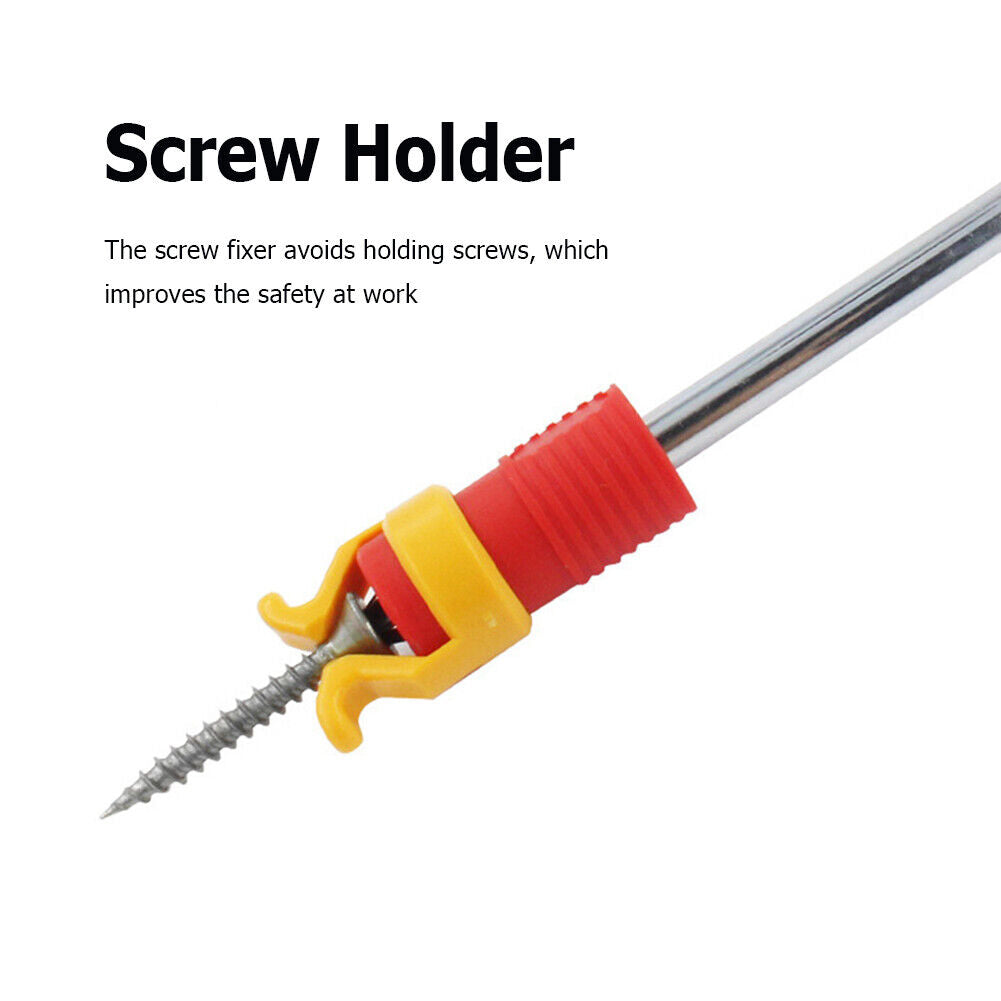 Woodworking Portable Drill Screw Holder Bit Jig Fastener Clip Clamper Fixer