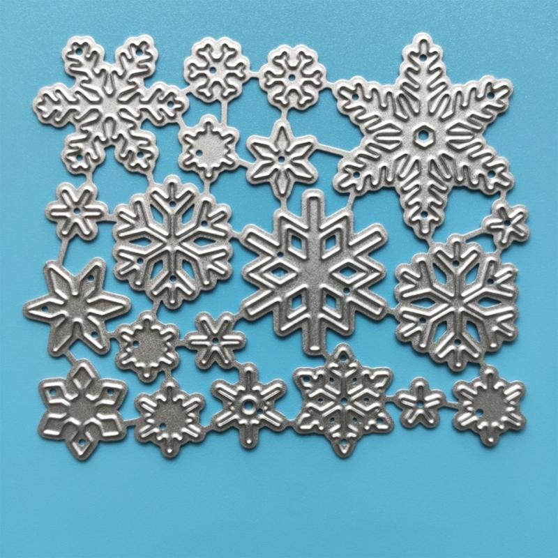 Winter Snowflakes Metal Cutting Dies Stencil DIY Scrapbooking Album Paper Card