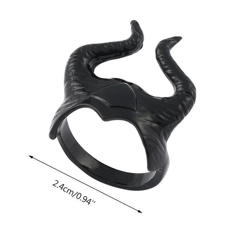 Fashion Biker Jewelry Gothic Punk Minimalist All-match Ring Trendy Jewelry