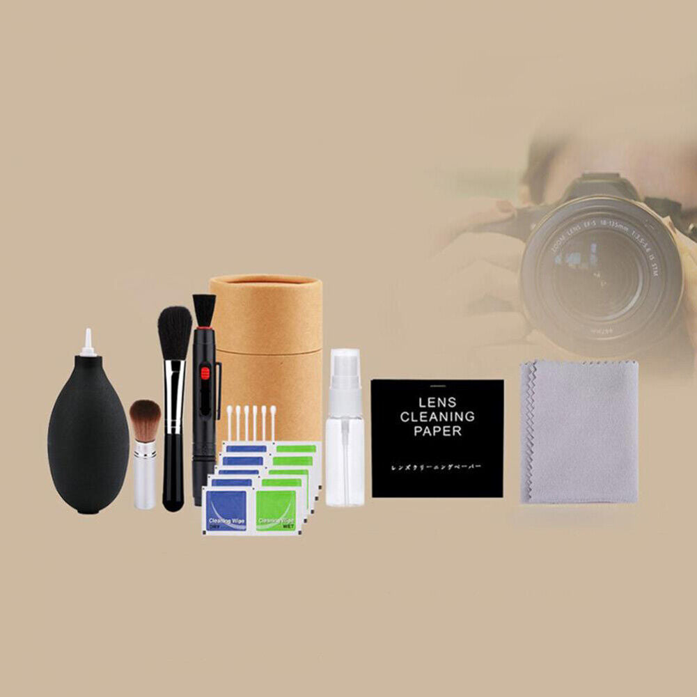 19pcs Digital Camera Cleaner Kit for DSLR Lens Cleaning Brush Wipe Clean