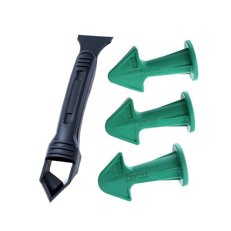 4pcs/set Glass Scraper Tool Floor Tile Cleaner Glue Residual Shovel Caulking