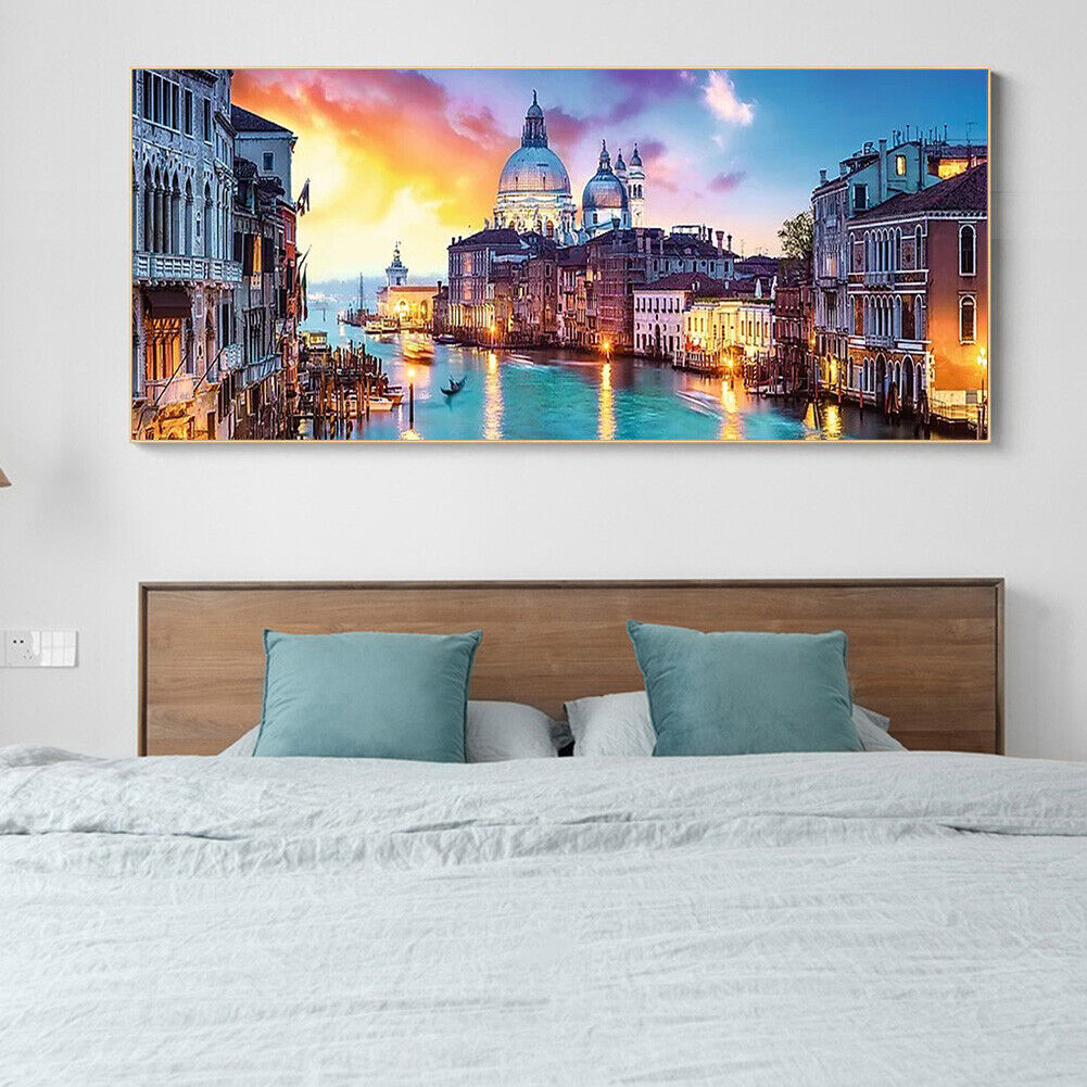 Evening in Venice 5D DIY Full Round Diamond Painting Landscape Decor Craft