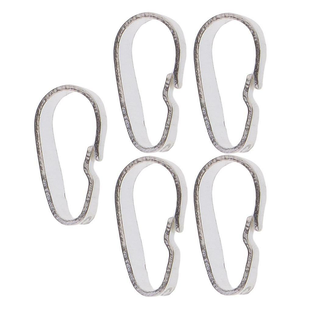 5x   Pinch Bails for Jewelry Making Crystal Pendant Findings
