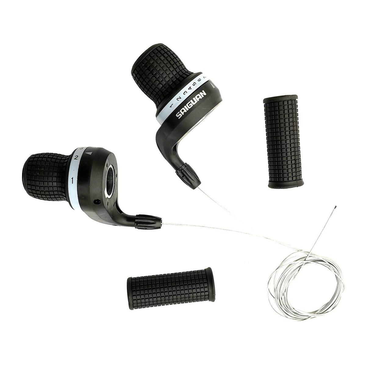 Bike Twist Grip Shift Gear Bicycle Shift Lever Twist Shifter 3x7 Speed
