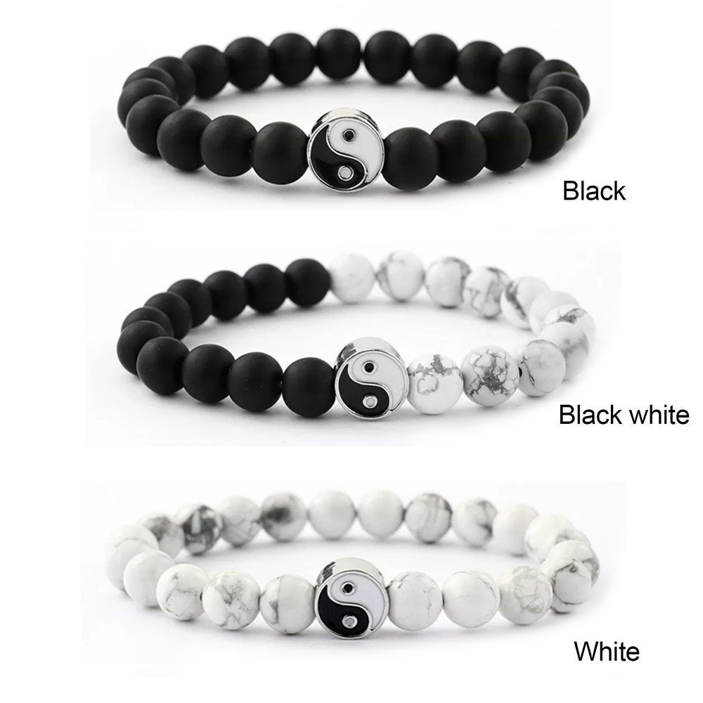 Gift Accessories Wristband Yin Yang Charm Pendant Braided Hand Rope Bracelet