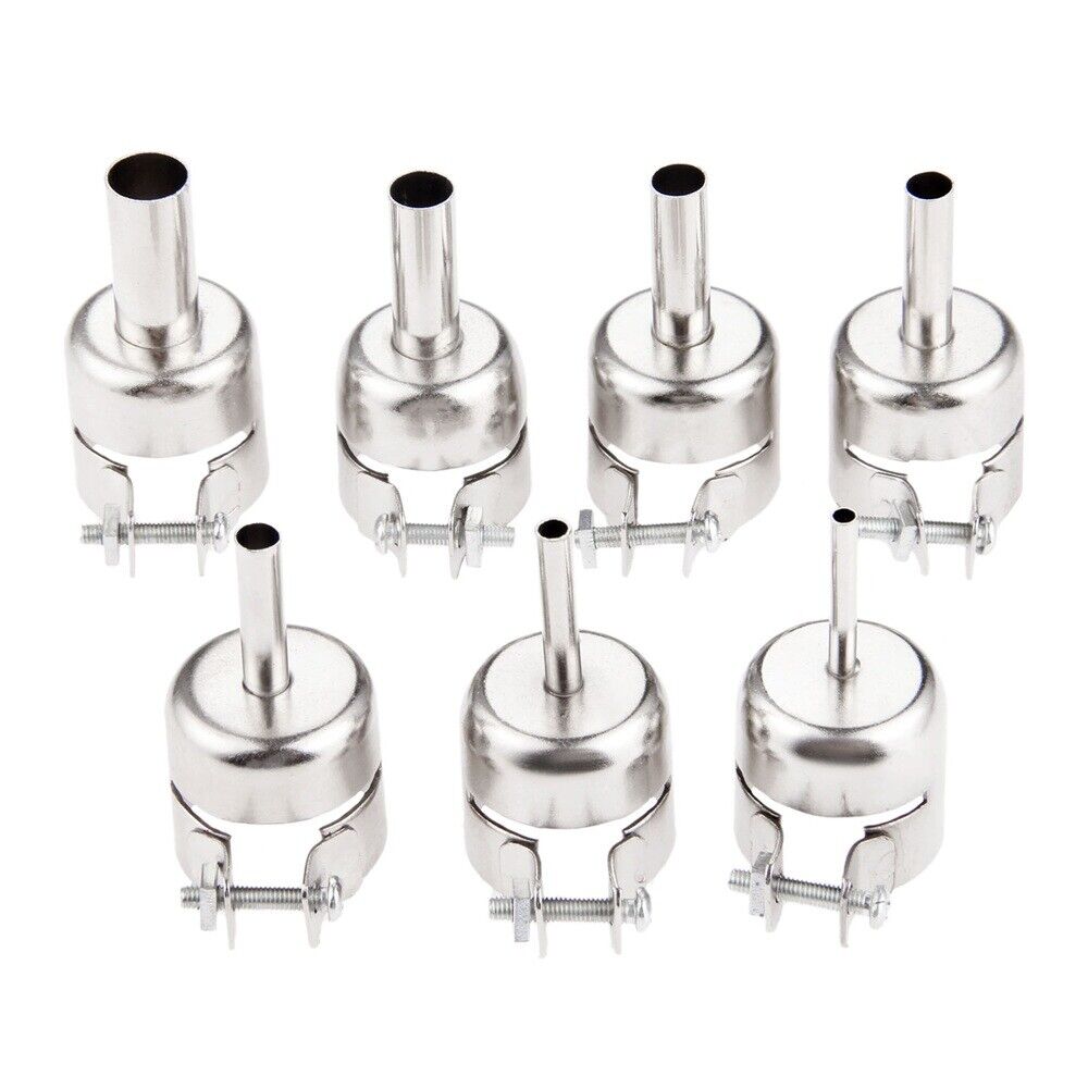 7 in 1 Soldering Heat Gun Circular Nozzles 3/4/5/6/7/8/10mm for 850 852D 898D
