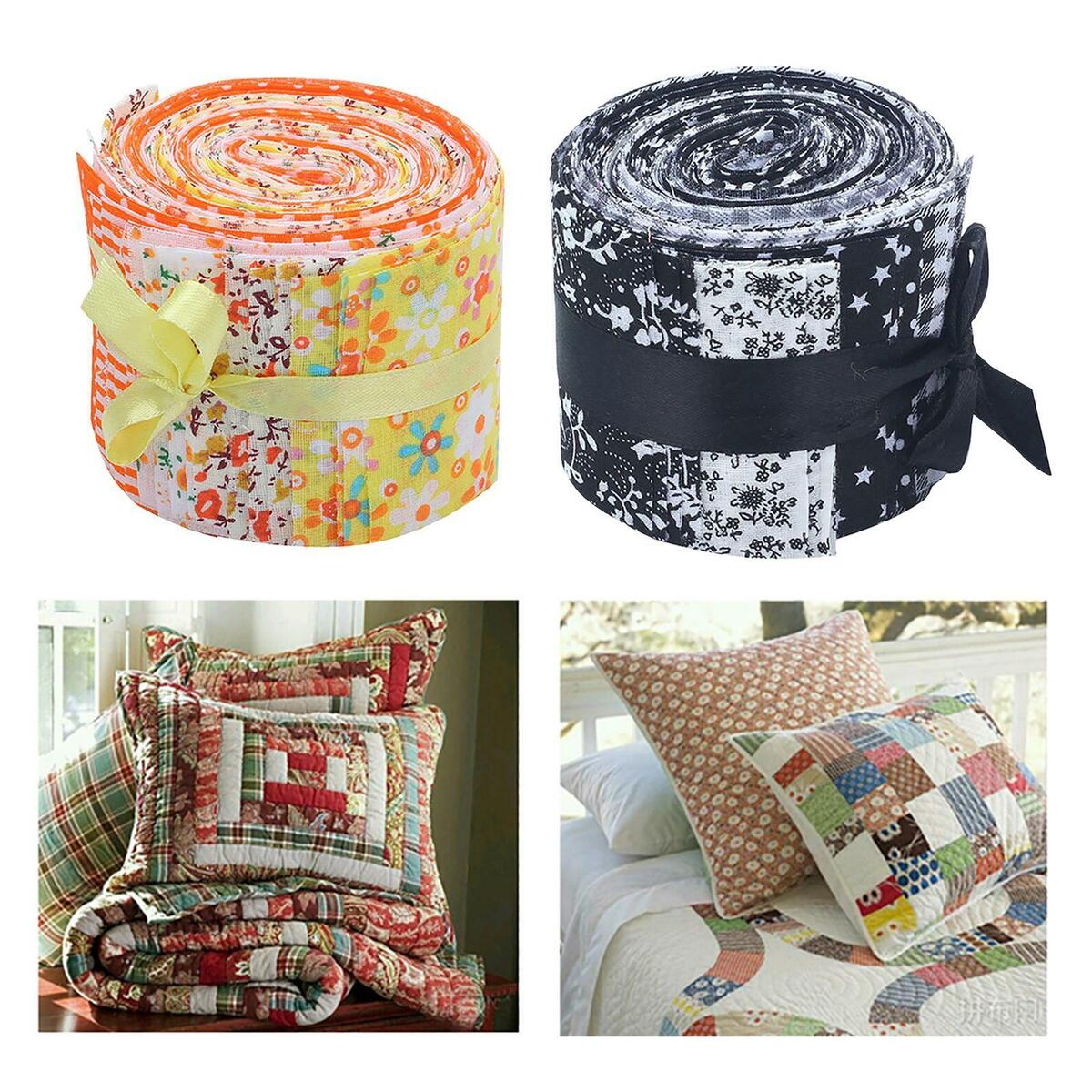 40x 2.4 inch Jelly  Floral Fabric Bundle with Different  Craft