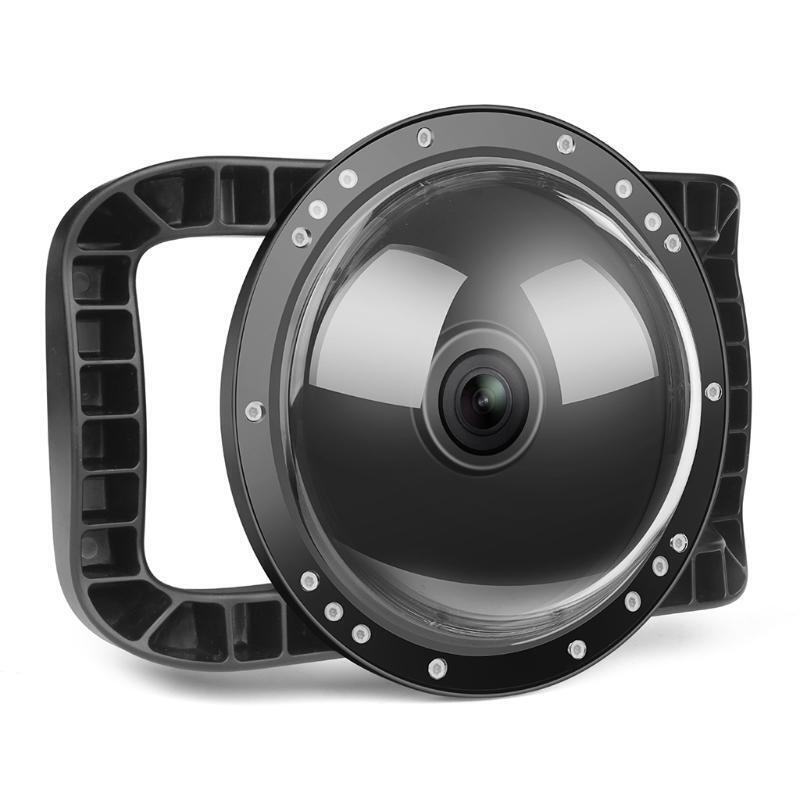 Dual Handheld Dome Port 45m Waterproof Diving Housing Case with Trigger for Osmo