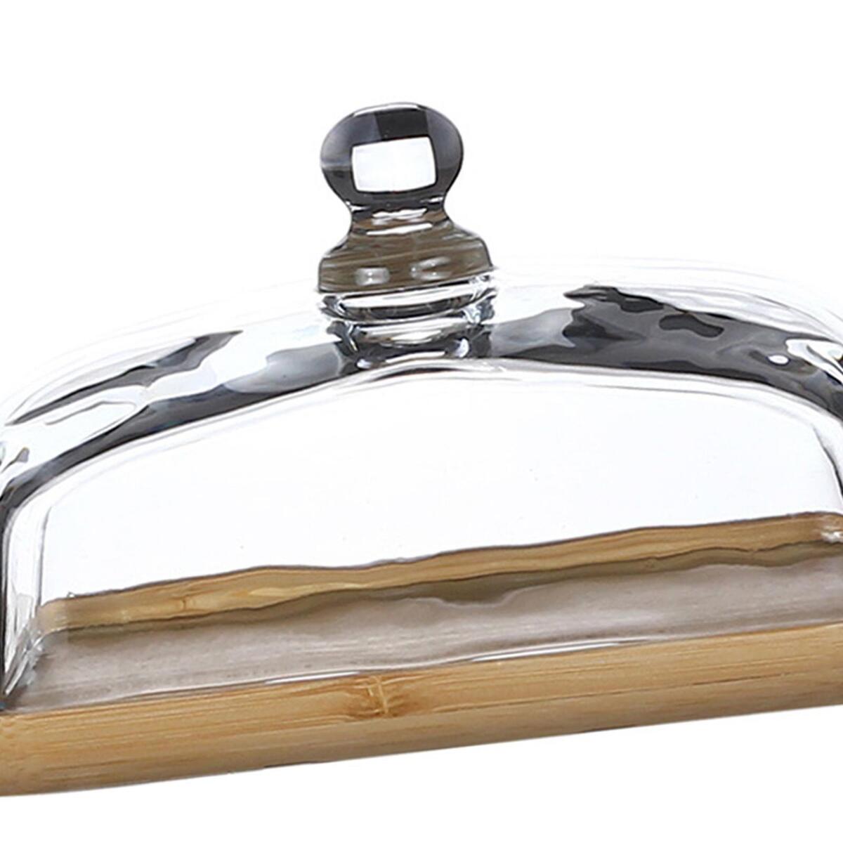 Wood Serving Tray with Cover Cold Resistant Holder Cake Stand for Pastries
