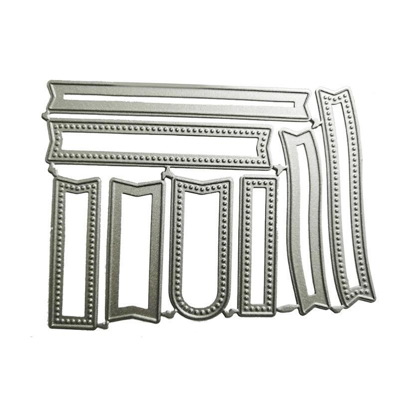 Rectangle Border Shape Carbon Steel Cutting Dies DIY Scrapbooking Photo Album